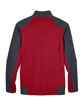 North End Men's Compass Colorblock Three-Layer Fleece Bonded Soft Shell Jacket MOLTEN RED FlatBack