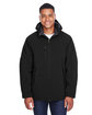 North End Men's Glacier Insulated Three-Layer Fleece Bonded Soft Shell Jacket with Detachable Hood  