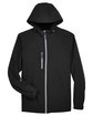 North End Men's Prospect Two-Layer Fleece Bonded Soft Shell Hooded Jacket  FlatFront
