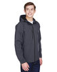 North End Men's Prospect Two-Layer Fleece Bonded Soft Shell Hooded Jacket FOSSIL GREY ModelQrt