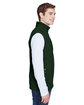 North End Men's Voyage Fleece Vest FOREST ModelSide