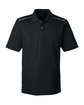 Core 365 Men's Radiant Performance Piqué Polo with Reflective Piping BLACK OFFront
