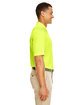 Core 365 Men's Radiant Performance Piqué Polo with Reflective Piping SAFETY YELLOW ModelSide