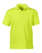 Core 365 Youth Origin Performance Piqué Polo SAFETY YELLOW OFFront