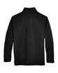 Core365 Men's Cruise Two-Layer Fleece Bonded Soft Shell Jacket BLACK FlatBack