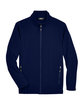 Core365 Men's Cruise Two-Layer Fleece Bonded Soft Shell Jacket CLASSIC NAVY FlatFront
