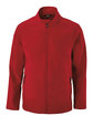 Core365 Men's Cruise Two-Layer Fleece Bonded Soft Shell Jacket CLASSIC RED OFFront