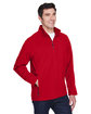 Core365 Men's Cruise Two-Layer Fleece Bonded Soft Shell Jacket CLASSIC RED ModelQrt