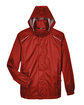 Core 365 Men's Climate Seam-Sealed Lightweight Variegated Ripstop Jacket CLASSIC RED FlatFront