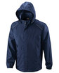 Core 365 Men's Climate Seam-Sealed Lightweight Variegated Ripstop Jacket CLASSIC NAVY OFFront