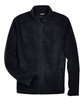 Core365 Men's Tall Journey Fleece Jacket BLACK FlatFront