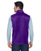 Core 365 Men's Journey Fleece Vest CAMPUS PURPLE ModelBack