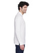 Core365 Men's Pinnacle Performance Long-Sleeve Piqué Polo WHITE ModelSide
