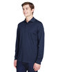 Core365 Adult Pinnacle Performance Long-Sleeve Piqué Polo with Pocket CLASSIC NAVY ModelQrt