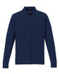 Core365 Men's Tall Pinnacle Performance Long-Sleeve Piqué Polo CLASSIC NAVY OFFront