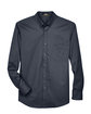 Core365 Men's Operate Long-Sleeve Twill Shirt CARBON FlatFront
