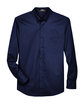 Core365 Men's Operate Long-Sleeve Twill Shirt CLASSIC NAVY FlatFront