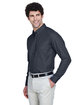 Core365 Men's Operate Long-Sleeve Twill Shirt CARBON ModelQrt