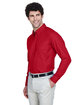 Core365 Men's Operate Long-Sleeve Twill Shirt CLASSIC RED ModelQrt