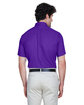 Core 365 Men's Optimum Short-Sleeve Twill Shirt CAMPUS PURPLE ModelBack