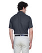 Core 365 Men's Optimum Short-Sleeve Twill Shirt CARBON ModelBack