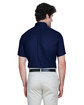 Core 365 Men's Optimum Short-Sleeve Twill Shirt CLASSIC NAVY ModelBack