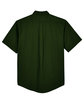 Core365 Men's Optimum Short-Sleeve Twill Shirt FOREST FlatBack