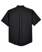 Core 365 Men's Optimum Short-Sleeve Twill Shirt BLACK FlatBack