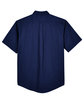 Core365 Men's Optimum Short-Sleeve Twill Shirt CLASSIC NAVY FlatBack