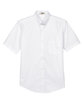 Core365 Men's Optimum Short-Sleeve Twill Shirt WHITE FlatFront