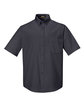 Core 365 Men's Optimum Short-Sleeve Twill Shirt CARBON OFFront