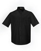 Core 365 Men's Optimum Short-Sleeve Twill Shirt BLACK OFFront