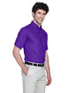 Core 365 Men's Optimum Short-Sleeve Twill Shirt CAMPUS PURPLE ModelQrt