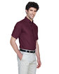 Core 365 Men's Optimum Short-Sleeve Twill Shirt BURGUNDY ModelQrt