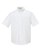 Core365 Men's Tall Optimum Short-Sleeve Twill Shirt WHITE OFFront
