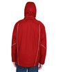 North End Men's Angle 3-in-1 Jacket with Bonded Fleece Liner CLASSIC RED ModelBack