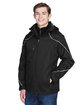 North End Men's Angle 3-in-1 Jacket with Bonded Fleece Liner BLACK ModelQrt