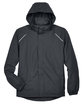 Core 365 Men's Profile Fleece-Lined All-Season Jacket CARBON FlatFront