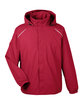Core 365 Men's Profile Fleece-Lined All-Season Jacket CLASSIC RED OFFront