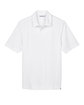 North End Men's Recycled Polyester Performance Piqué Polo WHITE FlatFront