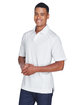 North End Men's Recycled Polyester Performance Piqué Polo WHITE ModelQrt