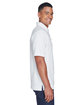 North End Men's Recycled Polyester Performance Piqué Polo WHITE ModelSide
