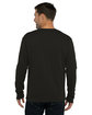 Next Level Unisex Pullover PCH Crewneck Sweatshirt HEATHER BLACK ModelBack