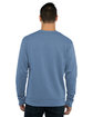Next Level Unisex Pullover PCH Crewneck Sweatshirt HEATHER BAY BLUE ModelBack