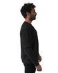 Next Level Unisex Pullover PCH Crewneck Sweatshirt HEATHER BLACK ModelSide