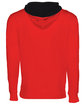Next Level Unisex Laguna French Terry Pullover Hooded Sweatshirt RED/ BLACK FlatBack