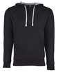 Next Level Unisex Laguna French Terry Pullover Hooded Sweatshirt BLACK/ HTHR GREY FlatFront