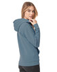 Next Level Unisex Malibu Pullover Hooded Sweatshirt HEATHR SLATE BLU ModelSide