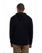 Next Level Adult Sueded French Terry Pullover Sweatshirt BLACK ModelBack