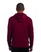 Next Level Adult Sueded French Terry Pullover Sweatshirt MAROON ModelBack